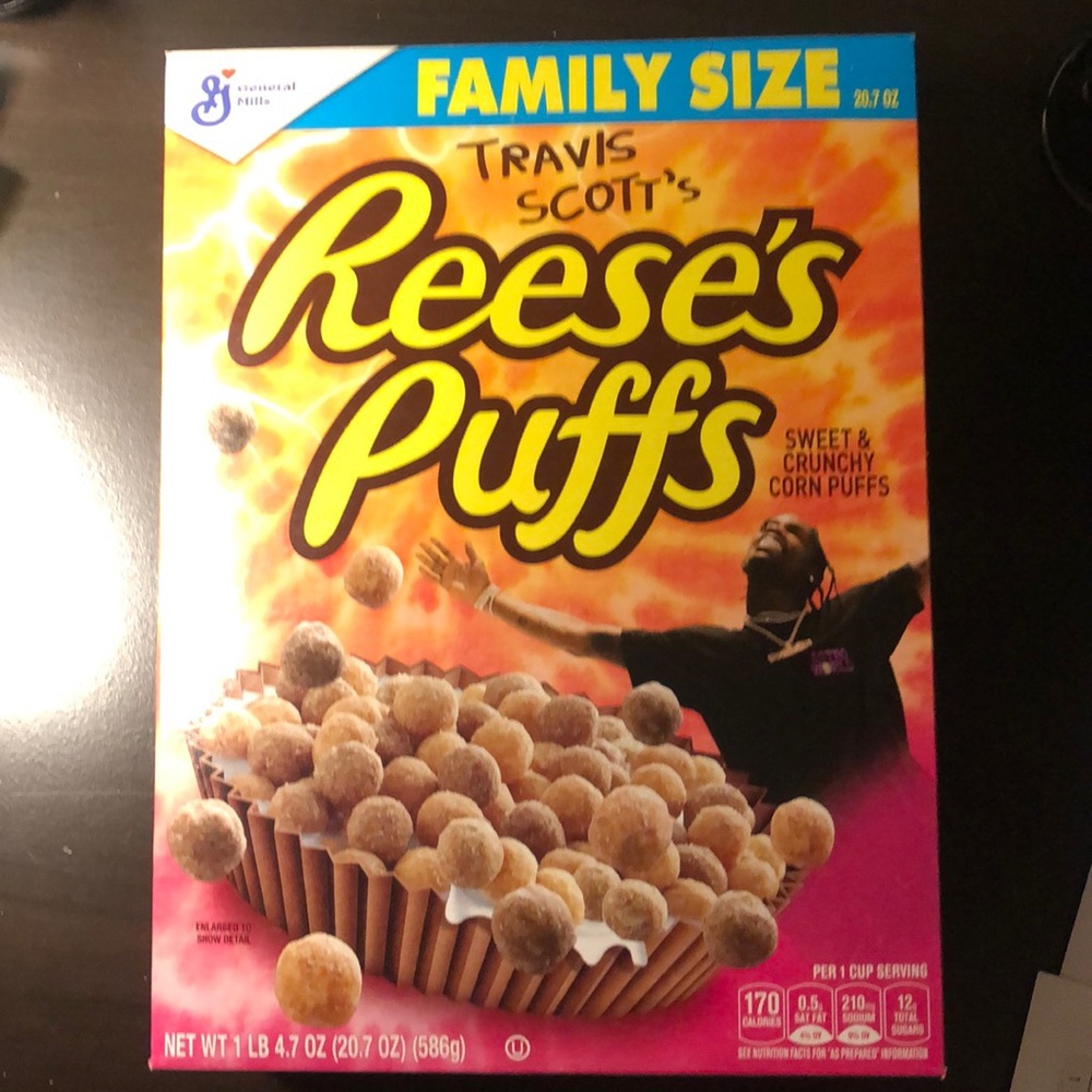 Travis Scott Reese’s Puffs cereal